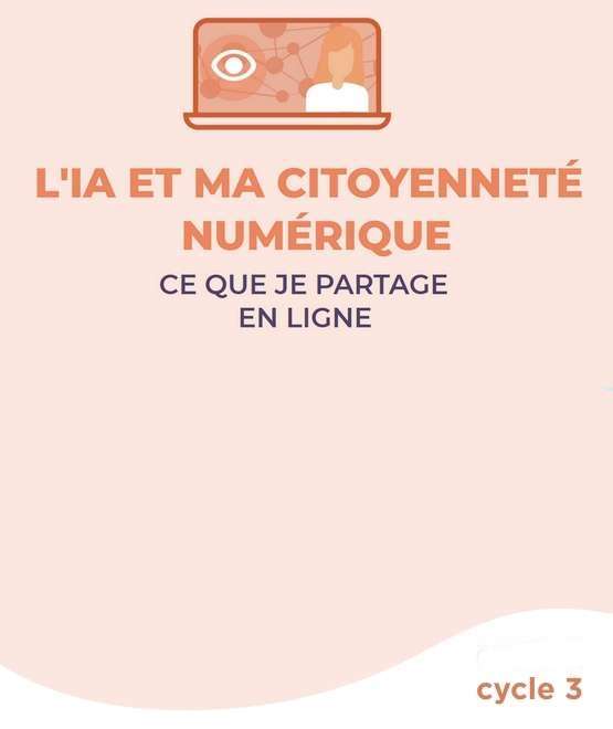 Ce que je partage en ligne / Cycle 3