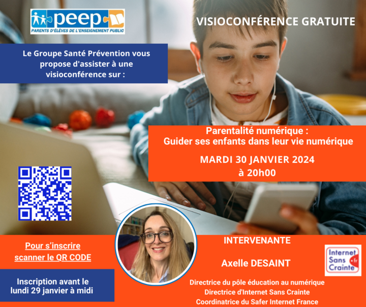 Webinaire PEEP Parentalité numérique